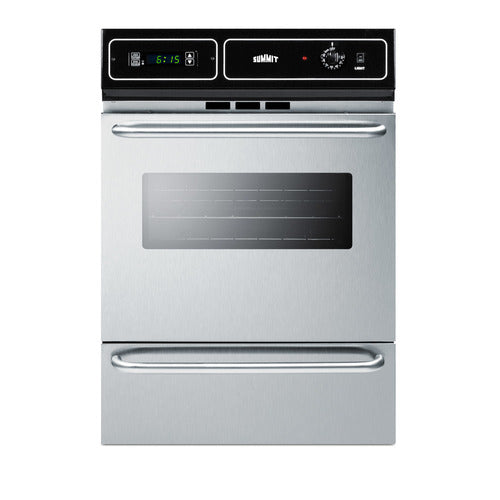 Summit 24" Wide Gas Wall Oven (TTM7212BKW)