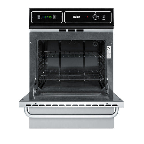 Summit 24" Wide Gas Wall Oven (TTM7212BKW) view 2