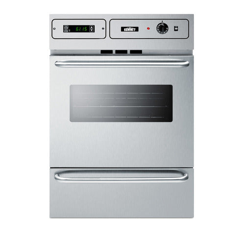 Summit 24" Wide Gas Wall Oven (TTM7882BKW)