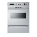 Summit 24" Wide Gas Wall Oven (TTM7882BKW)