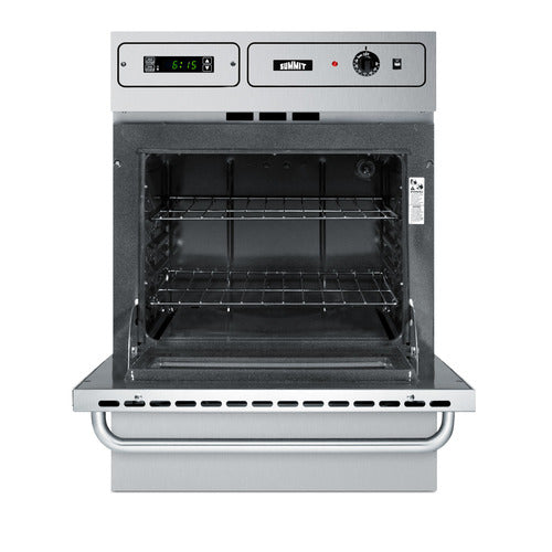 Summit 24" Wide Gas Wall Oven (TTM7882BKW) view 2