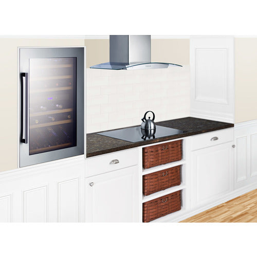 Summit 51 Bottle Integrated Wine Cellar — Left Hand Door hinge (VC60DLHD) view 2