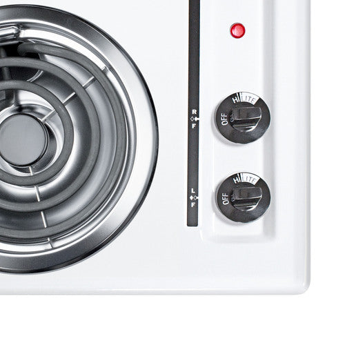 Summit 24" Wide 4-Burner Coil Cooktop (WEL03) view 5