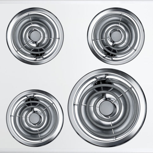 Summit 24" Wide 4-Burner Coil Cooktop (WEL03) view 2
