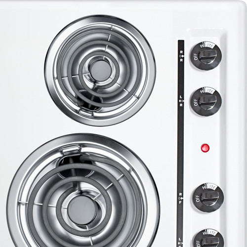 Summit 24" Wide 4-Burner Coil Cooktop (WEL03) view 3