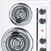 Summit 24" Wide 4-Burner Coil Cooktop (WEL03) view 3