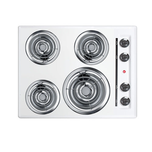 Summit 24" Wide 4-Burner Coil Cooktop (WEL03)