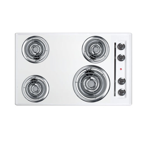 Summit 30" Wide 4-Burner Coil Cooktop (WEL05)