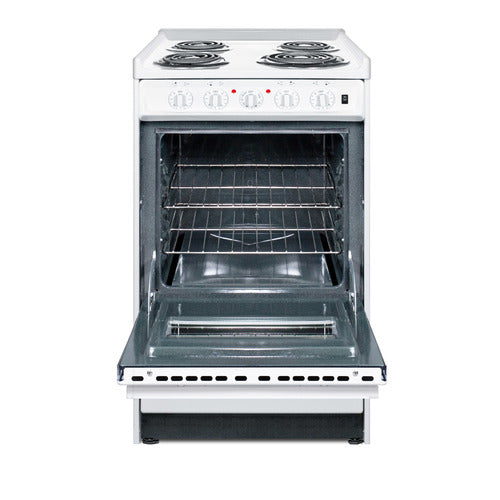Summit 20" Wide Electric Coil Top Range (WEM110RW) view 4