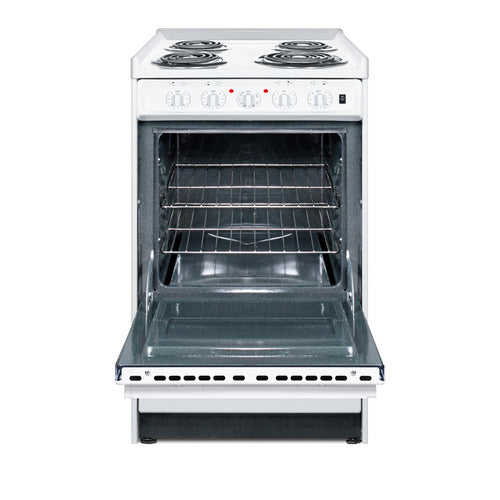 Summit 20" Wide Electric Coil Top Range (WEM110R) view 4
