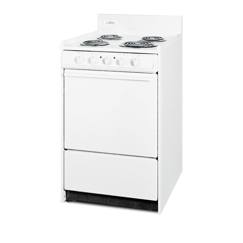 Summit 20" Wide Electric Coil Top Range (WEM110) view 3