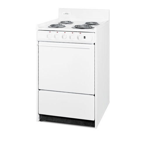 Summit 20" Wide Electric Coil Top Range (WEM1171Q) view 3