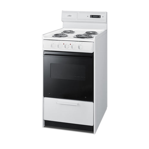 Summit 20" Wide Electric Coil Top Range (WEM130DK) view 3