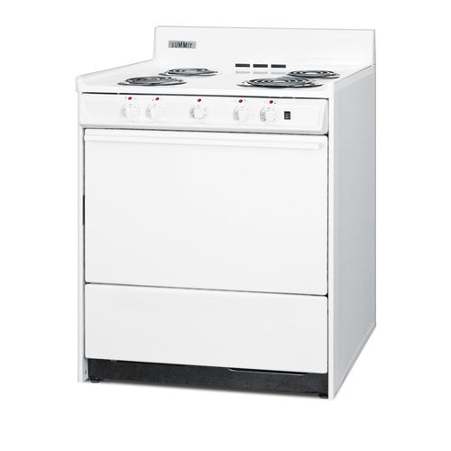 Summit 30" Wide Electric Coil Top Range (WEM2171Q) view 3