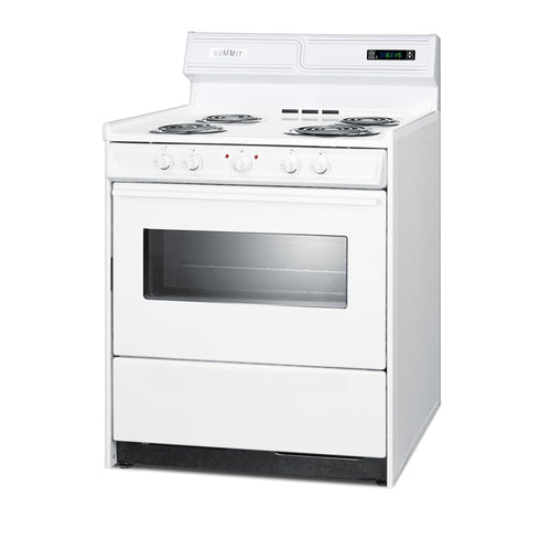 Summit 30" Wide Electric Coil Top Range (WEM230KW) view 2