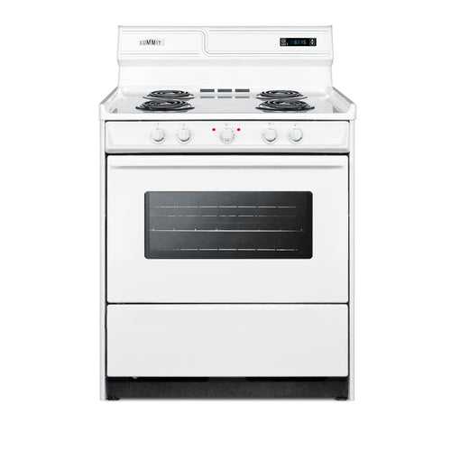 Summit 30" Wide Electric Coil Top Range (WEM230KW)