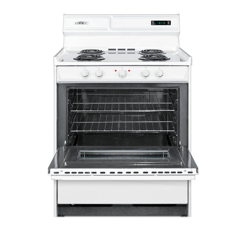 Summit 30" Wide Electric Coil Top Range (WEM230KW) view 3