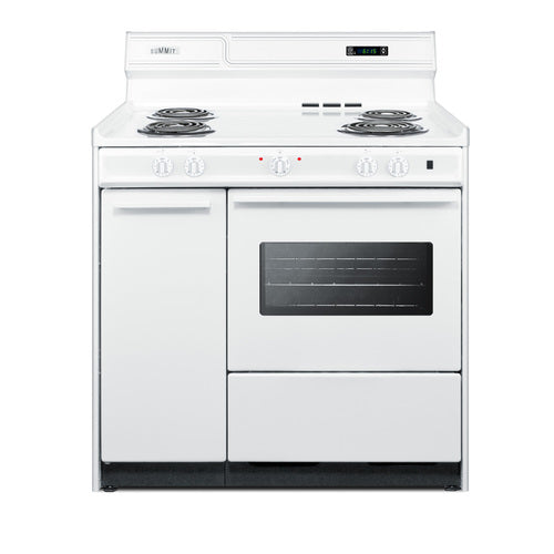 Summit 36" Wide Electric Coil Top Range (WEM430KW)