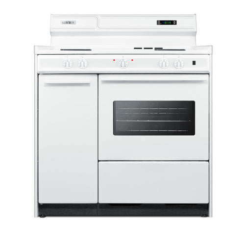 Summit 36" Wide Electric Coil Top Range (WEM430KW) view 2