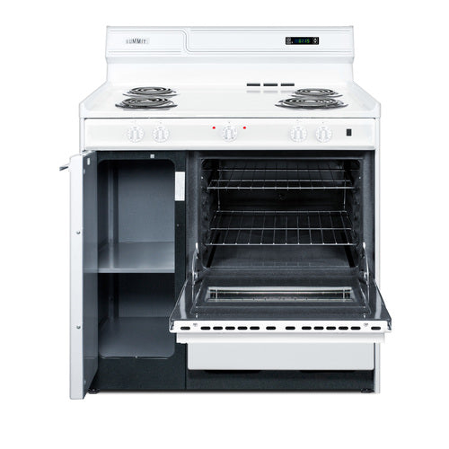 Summit 36" Wide Electric Coil Top Range (WEM430KW) view 4