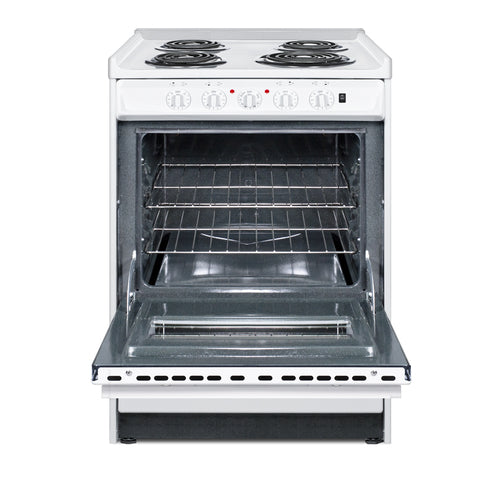 Summit 24" Wide Electric Coil Top Range (WEM610RW) view 4