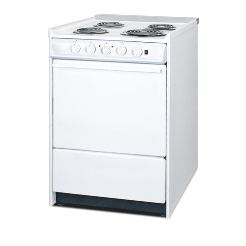 Summit 24" Wide Electric Coil Top Range (WEM610R) view 3