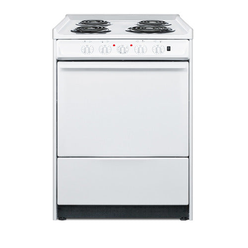 Summit 24" Wide Electric Coil Top Range (WEM610R) view 2