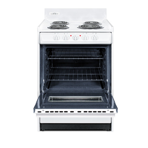 Summit 24" Wide Electric Coil Top Range (WEM610W) view 3