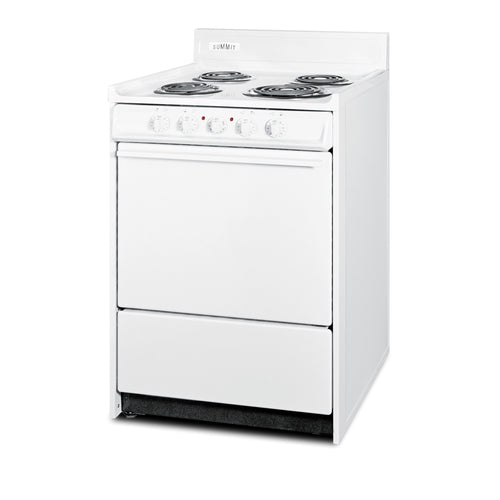 Summit 24" Wide Electric Coil Top Range (WEM610) view 2