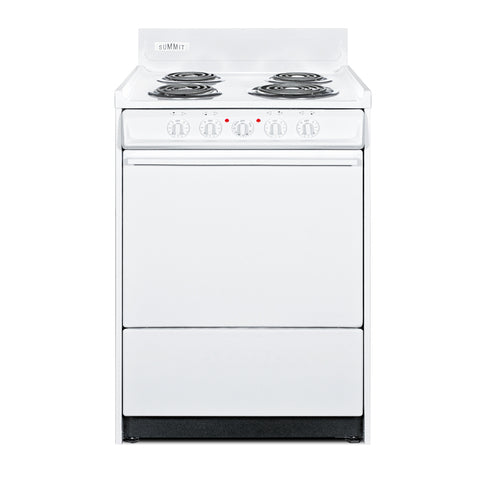 Summit 24" Wide Electric Coil Top Range (WEM610)