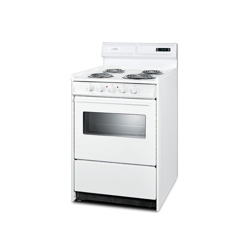 Summit 24" Wide Electric Coil Top Range (WEM630KW) view 2