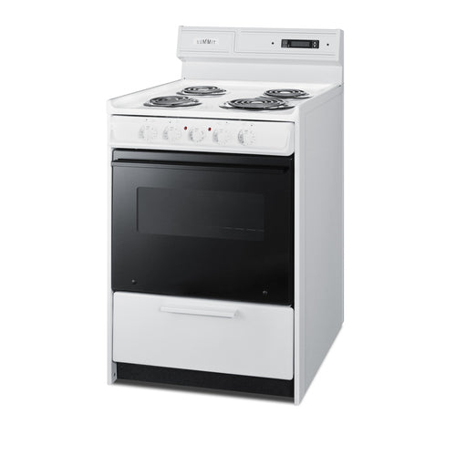 Summit 24" Wide Electric Coil Top Range (WEM630DK) view 2