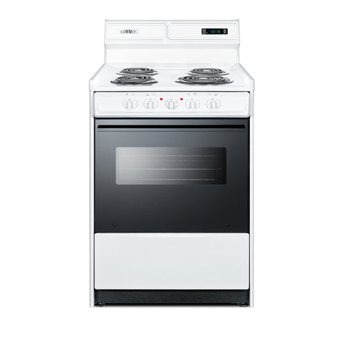 Summit 24" Wide Electric Coil Top Range (WEM630DK)