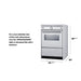 Summit 24" Wide Induction Range (WEM665W) view 6