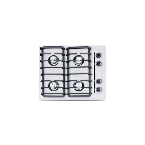 Summit 24" Wide 4-Burner Gas Cooktop, Battery Start Ignition (WNL03IP)