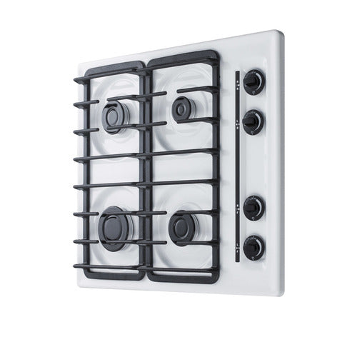 Summit 24" Wide 4-Burner Gas Cooktop (WTL033S) view 2