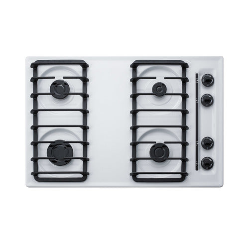 Summit 30" Wide 4-Burner Gas Cooktop (WTL053S)