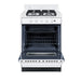 Summit 24" Wide Gas Range, Sealed Burners (WTM6107ISW) view 2