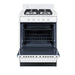 Summit 24" Wide Gas Range, Sealed Burners (WTM6107IS) view 3