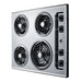 Summit 24" Wide 230V 4-Burner Coil Cooktop (ZEL03) view 3