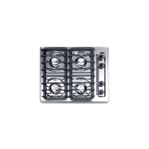 Summit 24" Wide 4-Burner Gas Cooktop (ZNL033I)