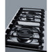 Summit 24" Wide 4-Burner Gas Cooktop (ZTL033S) view 4