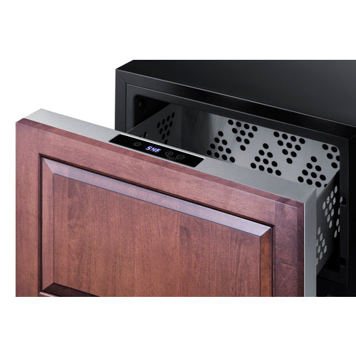 Summit 18" Wide Built-In BeautiFridge Cosmetics Refrigerated Drawer (Panel Not Included) (LX1DPNR) view 6