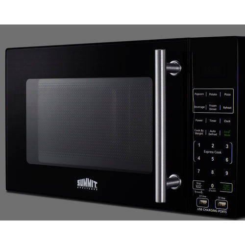 Summit Compact Microwave with USB Ports and Allocator (SM903BSA1) view 5