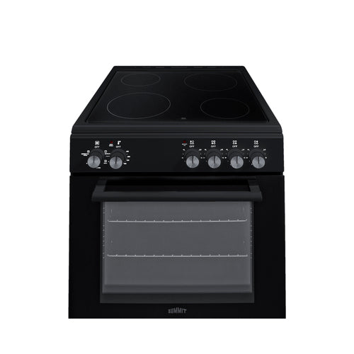 Summit 24" Wide Electric Smooth-Top Range (REXT24BL) view 6