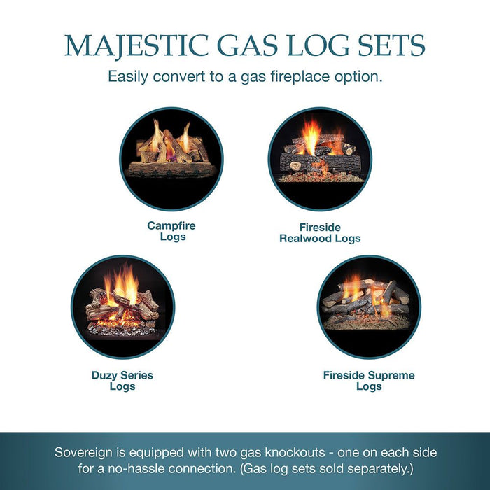 Majestic 42" Radiant Fireplace - SA42R Majestic