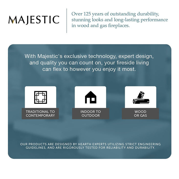 Majestic 42" Radiant Fireplace - SA42R Majestic