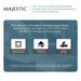 Majestic 42" Radiant Fireplace - SA42R Majestic