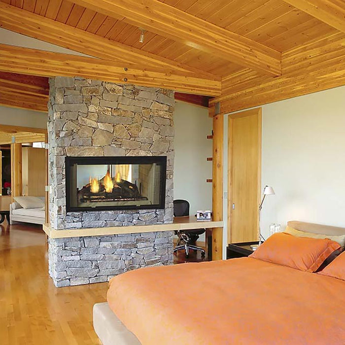 Majestic 42" See-Thru Radiant Wood Burning Fireplace - DSR42 Majestic