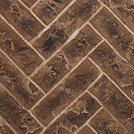 Majestic Brick Interior Panels, Herringbone, Tavern Brown - BRICK36MPLTBH Majestic